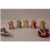 Image 2 : Vintage Angle Figurines, Boat S&P Shakers/Cruet Dish & Sellotape Tin