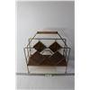 Image 1 : Wire and Wood Magazine Rack