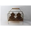 Image 2 : Wire and Wood Magazine Rack