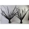 Image 5 : (2) Hanging Metal Wall Art Pieces