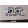 Image 1 : Northwest Territories Polar Bear Licence Plate