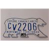 Image 2 : Northwest Territories Polar Bear Licence Plate