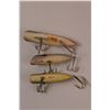 Image 2 : (3) Vintage Fishing Lures (Wooden Plugs - Martin)