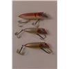 Image 3 : (3) Vintage Fishing Lures (Wooden Plugs - Martin)