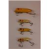 Image 2 : (3) Vintage Fishing Lures (Wooden Plugs - Velez)