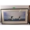 Image 2 : *Framed Loon Print (24x41")