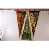 Image 2 : (5) Pennants - NHL, NFL, NBA, CFL & Lake Louise