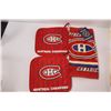 Image 2 : Montreal Canadiens Pot Holders & Wash Cloth, Robin Hood & CO-OP Flour Bags & Small Plant Pot