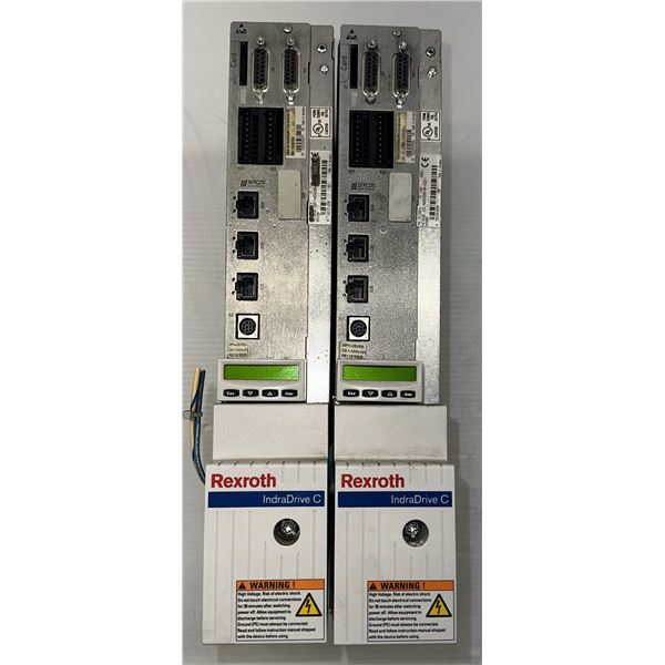 (2) Rexroth #HCS02.1E-W0028 IndraDrive C