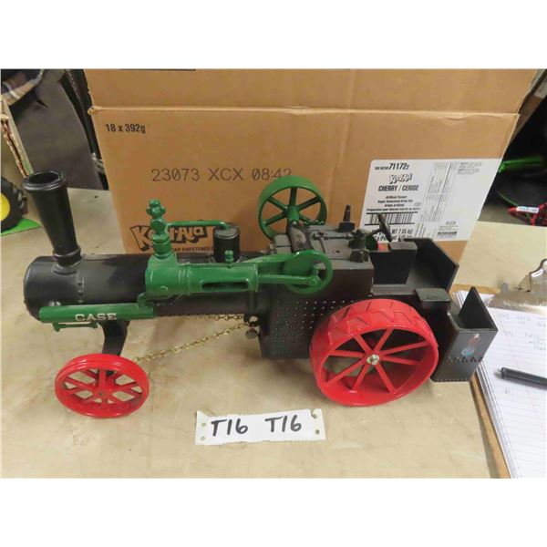 CASE Die Cast Steam Tractor Heritage Series# 1 - no box 7.5" tall by 15.5" long