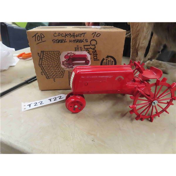 1938 Cockshutt 70 Die Cast Tractor - No Brand, No Box 4" x 4.5" x 8.5" 