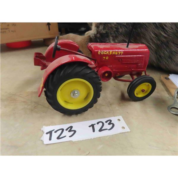 Cockshutt 70 Die Cast Tractor - No Brand, No Box , Has Been Repainted 4" x 4" x 7" 