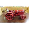 Image 1 : McCormick Deering Pure Steel Tractor - Repainted - With Metal Man Driver 
