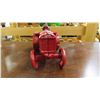 Image 2 : McCormick Deering Pure Steel Tractor - Repainted - With Metal Man Driver 