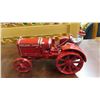Image 3 : McCormick Deering Pure Steel Tractor - Repainted - With Metal Man Driver 