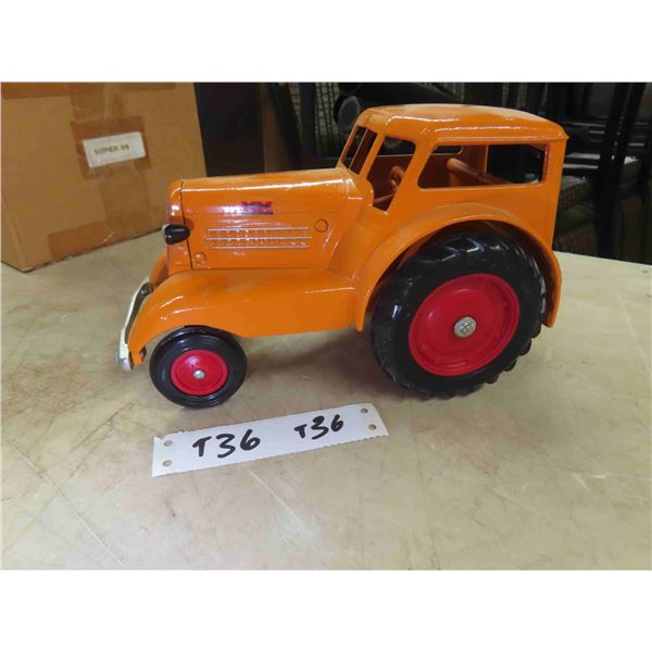 1938 Minneapolis Moline UDLX Comfort Die Cast Tractor - No Brand, No Box 5" x 5.5" x 9" 