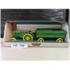 Image 1 : ERTL John Deere 1931 GP Standard Tractor with Flare Box Wagon with Original Box 