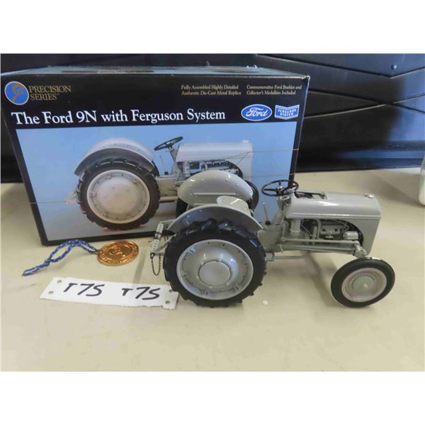 ERTL Precision Series Ford 9N Die Cast Tractor with Ferguson System in Original Box 