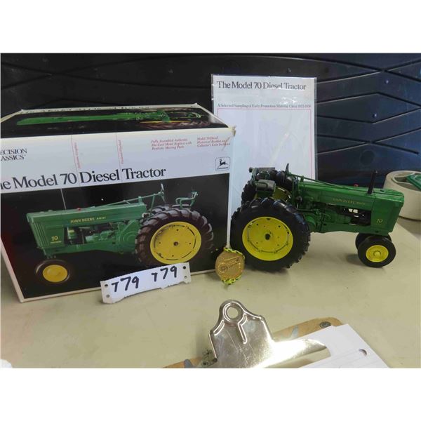 ERTL Precision Classics John Deere Model 70 Diesel Die Cast Tractor with Original Box 