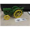 Image 1 : John Deere Die Cast Tractor - No Brand, No Box 4" x 4"x 8" 