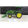 Image 1 : John Deere Utility Tractor with Loader Die Cast Metal with Rubber Tires + Box,