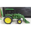 Image 3 : John Deere Utility Tractor with Loader Die Cast Metal with Rubber Tires + Box,