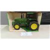 Image 1 : ERTL # 584DB John Deere MFWD Row Crop Tractor Metal with Rubber Tires + Box, 
