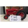 Image 1 : 1987 Edition Die Cast Farmall M-TA  Tractor with Rubber Tires + Box 1:16 Scale 