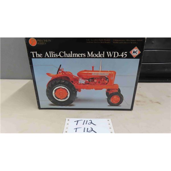 Allis-Chalmers Model WD-45 Precision Series Die Cast Tractor