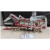 Image 1 : McCormick-Deering Threshing Machine Metal with Metal Wheels 5" x 7.5" x 19" 