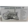 Image 2 : John Deere 1935 Model B Tractor Die Cast Metal with Original Box, 1:!6 Scale,