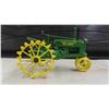 Image 5 : John Deere 1937 Model B Tractor, Die Cast Metal, 1:16 Scale