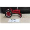 Image 1 : McCormick Farmall C Tractor Metal with Rubber Tires, 4.5" x 5" x 8"