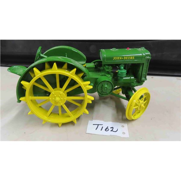 ERTL John Deere Die Cast Tractor, Metal with Steel Wheels, 4.25" x 4.25"x 8.25"