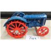 Image 1 : Fordson Metal Die Cast Tractor with Steel Wheels, 3.75" x 4.25" x 6.5"