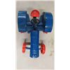 Image 2 : Fordson Metal Die Cast Tractor with Steel Wheels, 3.75" x 4.25" x 6.5"