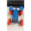 Image 3 : Fordson Metal Die Cast Tractor with Steel Wheels, 3.75" x 4.25" x 6.5"