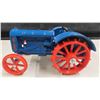 Image 5 : Fordson Metal Die Cast Tractor with Steel Wheels, 3.75" x 4.25" x 6.5"