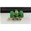 Image 4 : John Deere Metal Die Cast Tractor with Steel Wheels, 3.5" x 4" x 6"