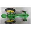 Image 2 : John Deer Two-Cylinder Die Cast Metal Tractor with Rubber Tires, 4.25" x 5" x 8"