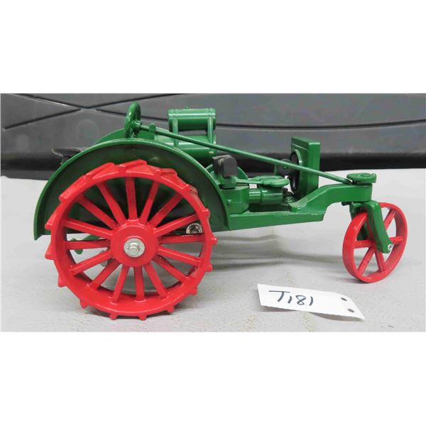 Allis-Chalmers Metal Die Cast Tractor #3 with Steel Wheels, 4.5" x 6" x 9.75"