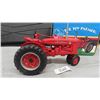 Image 1 : ERTL McCormick Farmall Die Cast Metal Tractor with Rubber Tires + Original Box, 