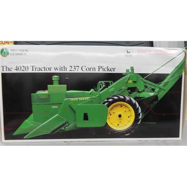 Precision Classics John Deere 4020 Tractor with Corn Picker Die Cast Metal with 