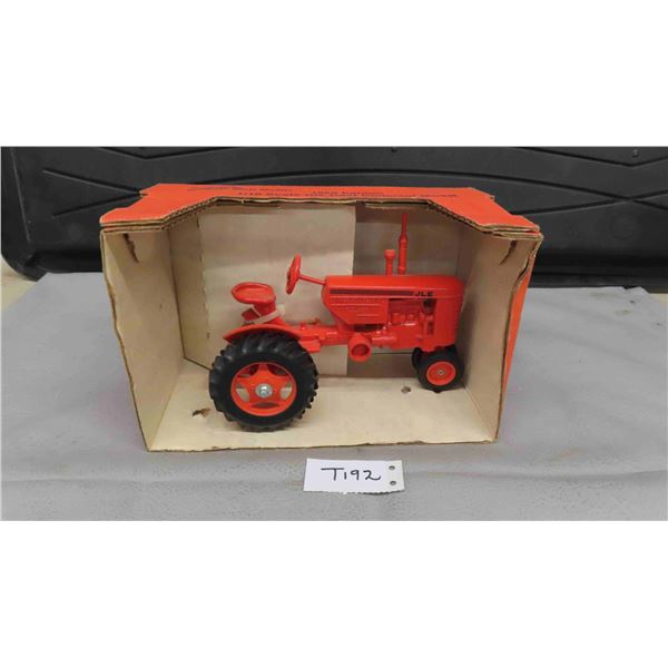 JLE Scale Models Die Cast Metal Tractor with Rubber Tires, Summer Toy Festival