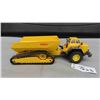 Image 1 : Tonka Metal Die Cast Cab with Metal Dump Trailer with Rubber Tracks 
