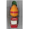 Image 2 : Vintage Chevy Tin + Plastic Cement Truck with Rubber Tires 5" x 7.5" x 14" 
