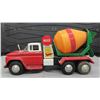 Image 9 : Vintage Chevy Tin + Plastic Cement Truck with Rubber Tires 5" x 7.5" x 14" 