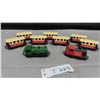Image 1 : Matchbox - 2 Train Engines + 7 Passenger Coaches Made in England 1978, 1:64 Scale