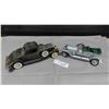 Image 1 : Franklin Mint 1907 Rolls Royce ' The Silver Ghost' 2.75" x 3" x 8" - broken wheel pictures