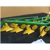 Image 3 : John Deer 4 B Plow, Metal with Rubber Tires - plow was touched up with paint , 